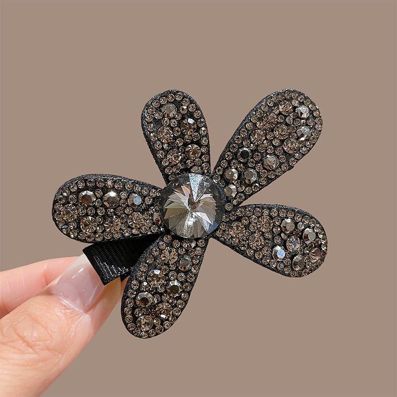 Vintage Flower Hair Clip For Women Girls Sweet Hair Ornament Side Hairpin Hair Accessories