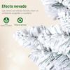 Narrow Christmas Tree 180 Cm With Bicolor LED Lights 11 Lighting Modes 479 Branches Green