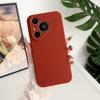 Applicable to Huawei P70 liquid silicone mobile phone case fine hole p70ultra solid color mobile phone case anti-drop