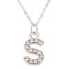 Mode Glanzende A-Z Letter Hanger Bedel Ketting 26 Initialen Alfabet Naam Sleutelbeen Ketting Feest Valentijnsdag Sieraden Cadeau