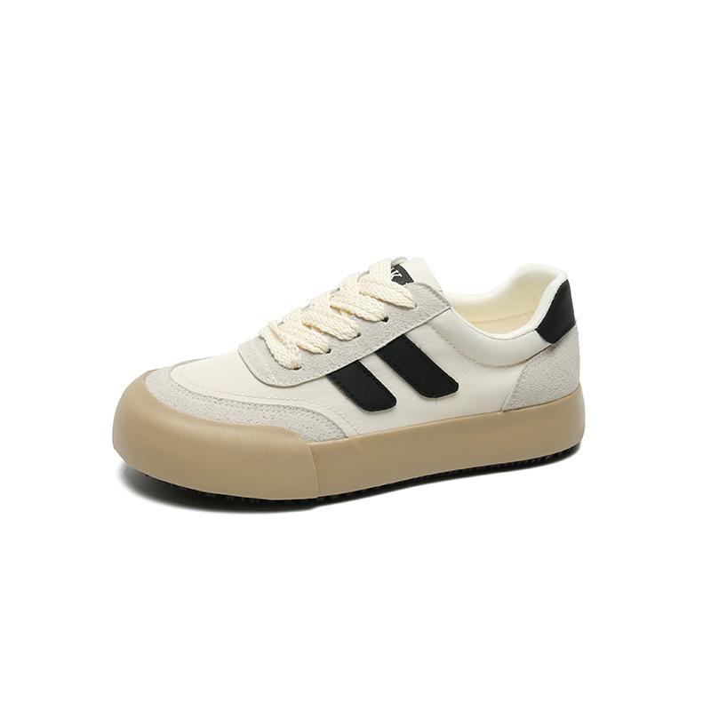 

Женская обувь модный новый нишевый дизайн кеды Dexun ins универсальные повседневные парусиновые туфли женские 40 бежевый