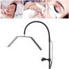 Floor Beauty Lamp Acrylic Stepless Dimming LED Half Moon Lamp for Eyelash Skincare Eyebrow