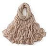 Muslim Modal Hijab Cotton Rayon Scarf for Women Double Stitching Wide Edge Rayon Shawl Islamic Thin Soft Viscose Turban Headband
