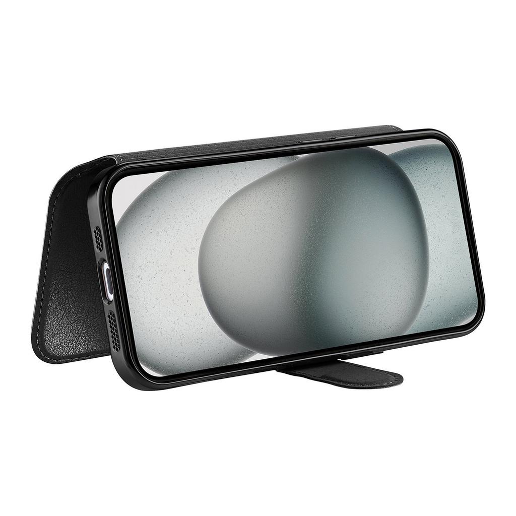 For iPhone 14 Plus Case Compatible with MagSafe Detachable Leather Phone Cover with Lens Film