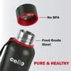Thermal Insulated Stainless Steel Flask For Travel Office Use 900ml Leak Proof Bottle With Wide Mouth And Matte Finish