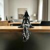 Black Lady Statue, Small 6.1 4.7 9.3 Inches Decorative Figurine for Home Decor and Shelf Display