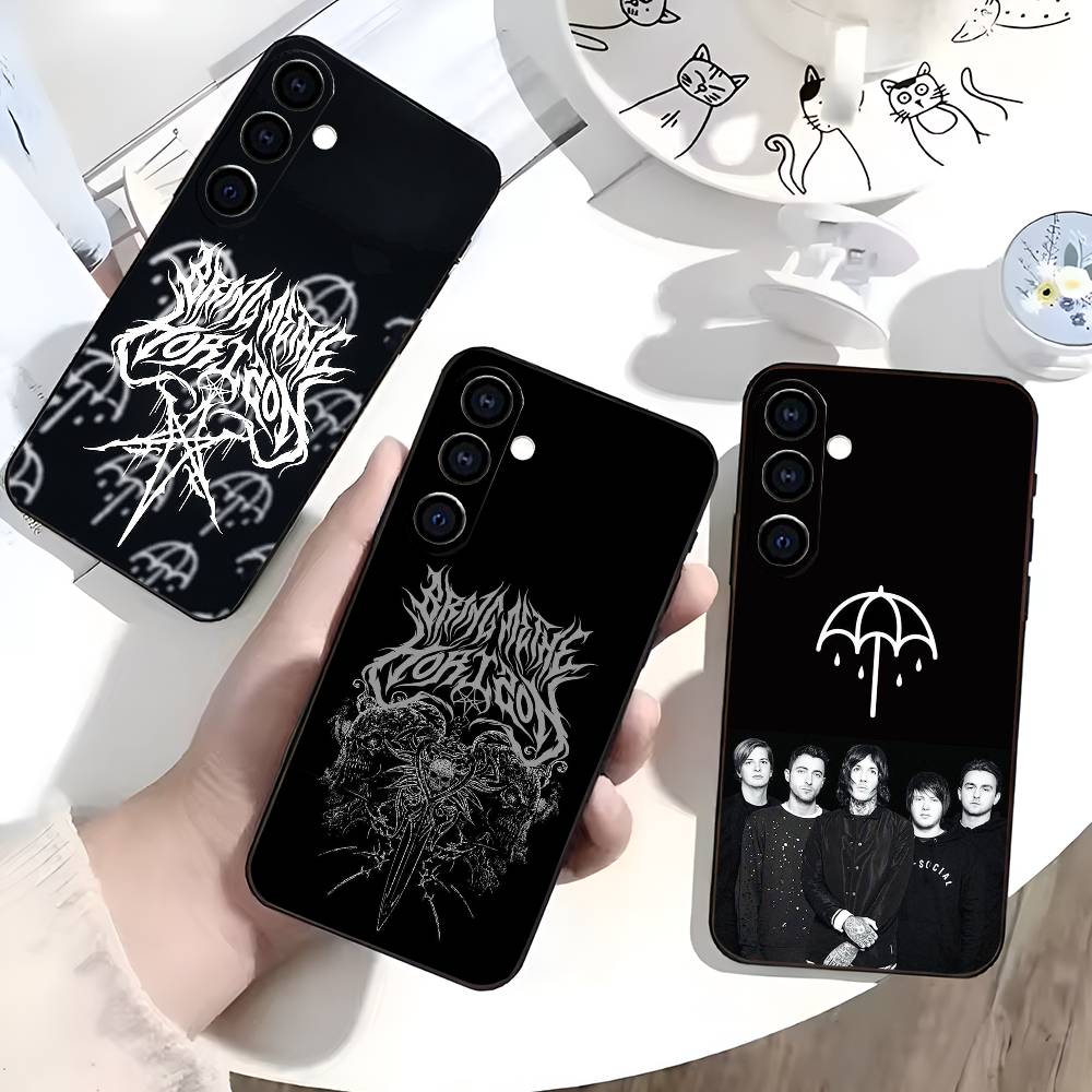 Silicone Soft Phone Case for Samsung Galaxy A73/A72/A71/A70/A53/A52/A51 - Bring Me the H-Horizons BMTH Design Protective Cover