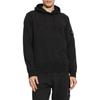 Stone Island Fleece Garment Dyed Hoodie Black Men Tops 811564151-A0029