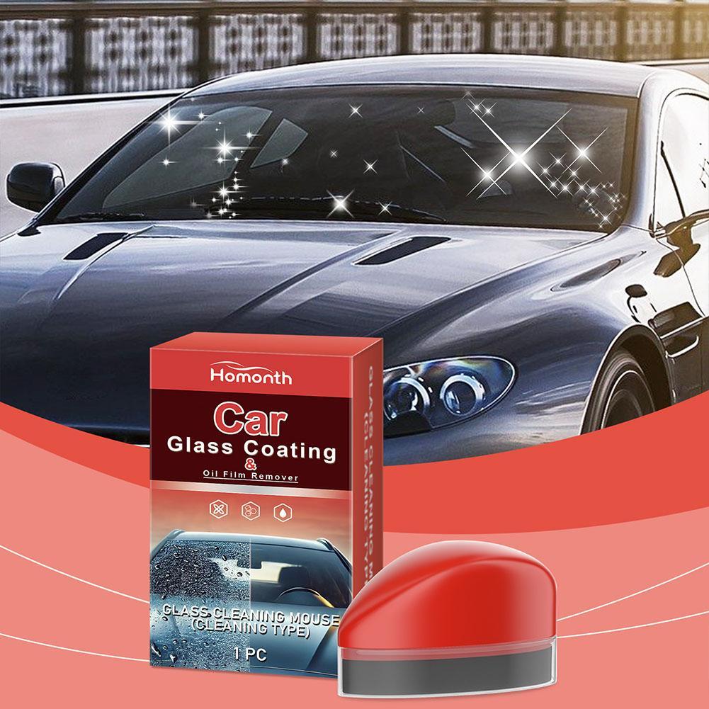 

Car Glass Shiny Mouse Car Glass Oil Film Removal Agent Windshield Cleaning Oil Film Water Repellent Removal Strong Stain красный