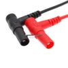 Dual-Color Silicone Multimeter Test Leads, 1000V 10A/20A, with Fine Point Tips