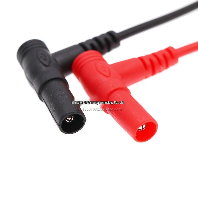 Dual-Color Silicone Multimeter Test Leads, 1000V 10A/20A, with Fine Point Tips