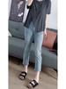 Ice Silk Stretch High-Waist Slimming Jeans for Women - Plus Size, Summer Eight-Point Pants for Petite and Pear-Shaped Bodies