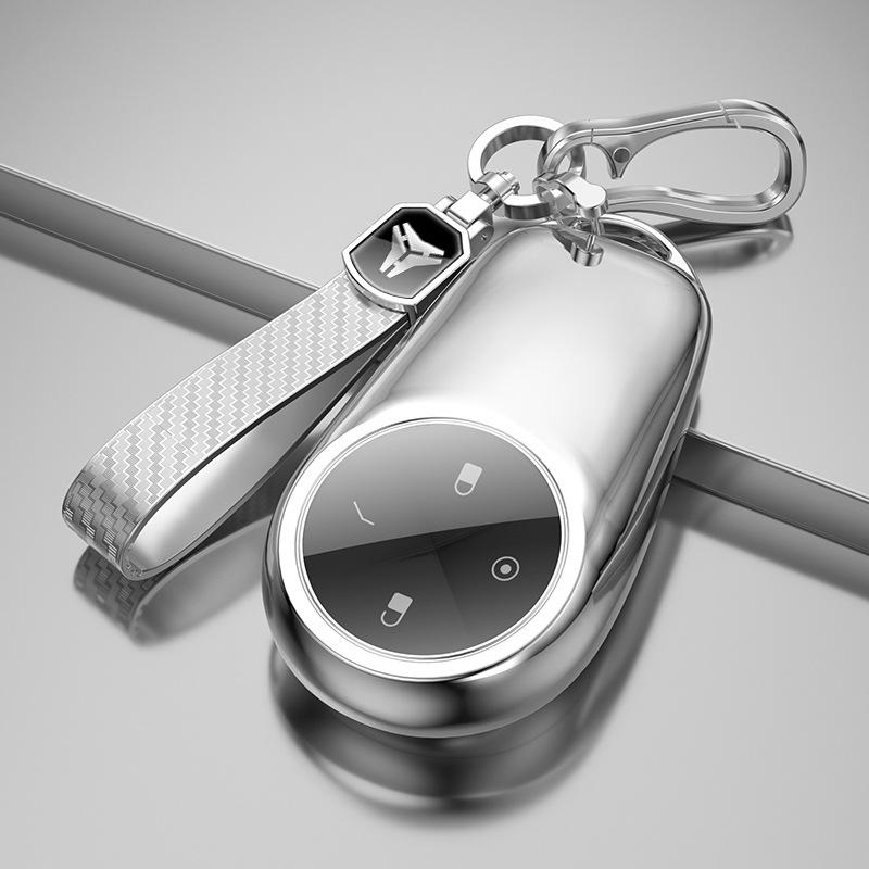Nio EC6/ES6/ES8 Car Key Case: Anti-drop, Full Coverage, High-end Shell for Men & Women