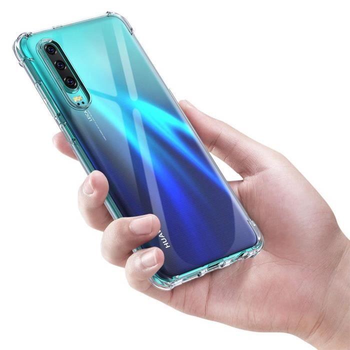 Huawei P30 Case - Gel TPU Transparent Soft Silicone Anti Shock [Phonillico®]