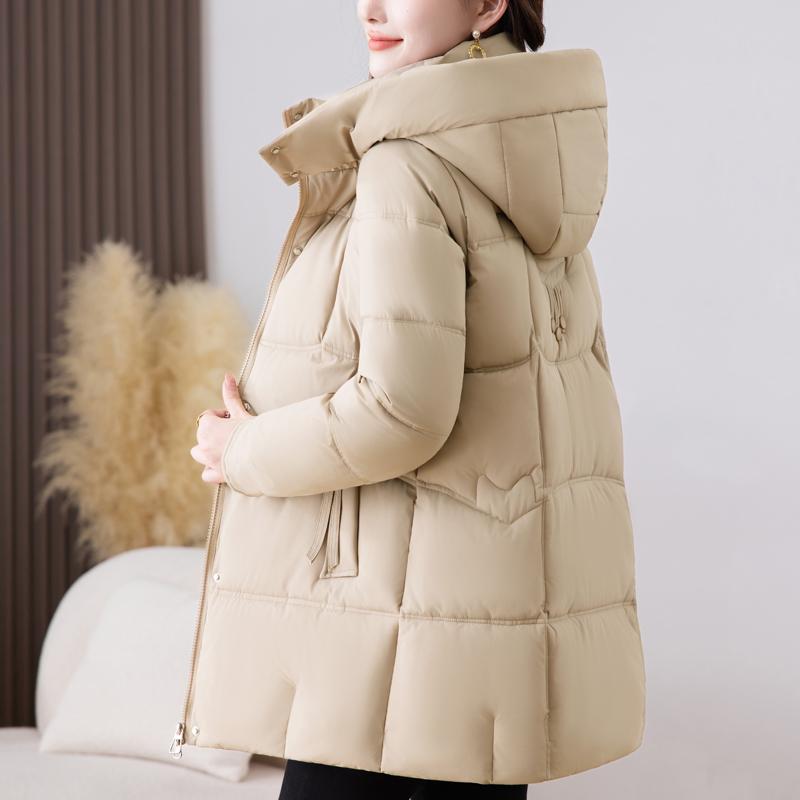 Fashion Women Winter Coats Hooded Loose Thick Warm Long Parkas Female Jackets