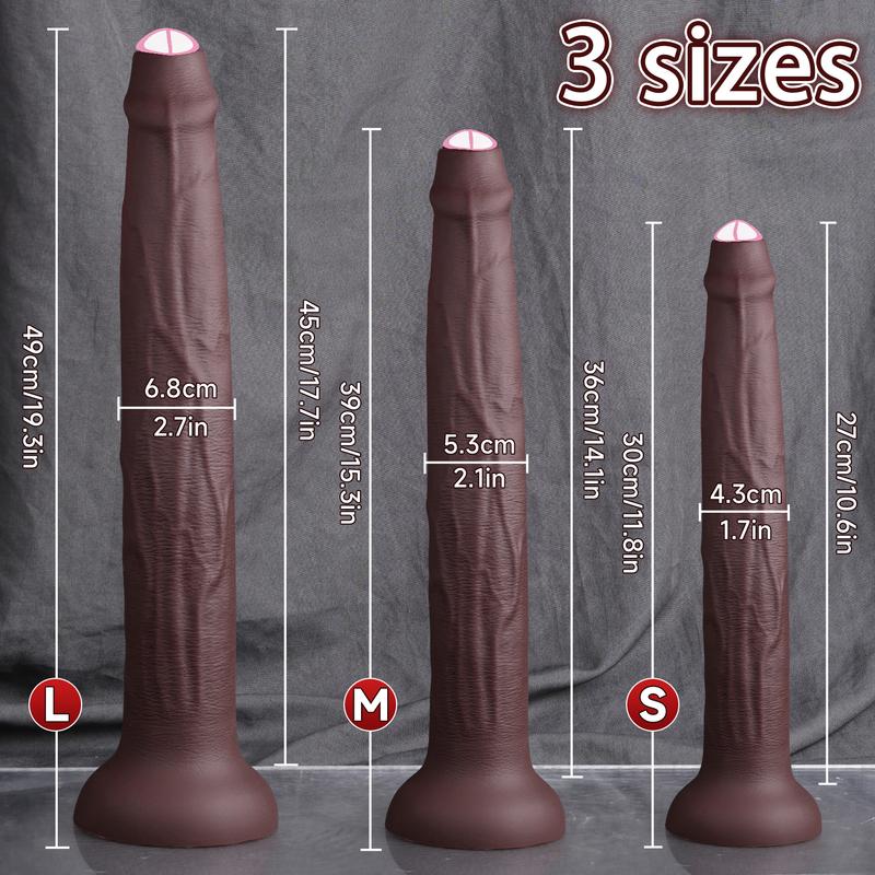Extra Long Realistic Dildos Deep Sexual Climax P-Spot G-Spot Stimulator Vagina Anal Massager Long Penis Sex Toys for Women Men