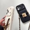 Leather Crossbody Phone Case for IPhone 17 Air 16 15 Plus 14 11 13 12 7 8 Pro Max Wallet Card Holder Protective Shockproof Cover