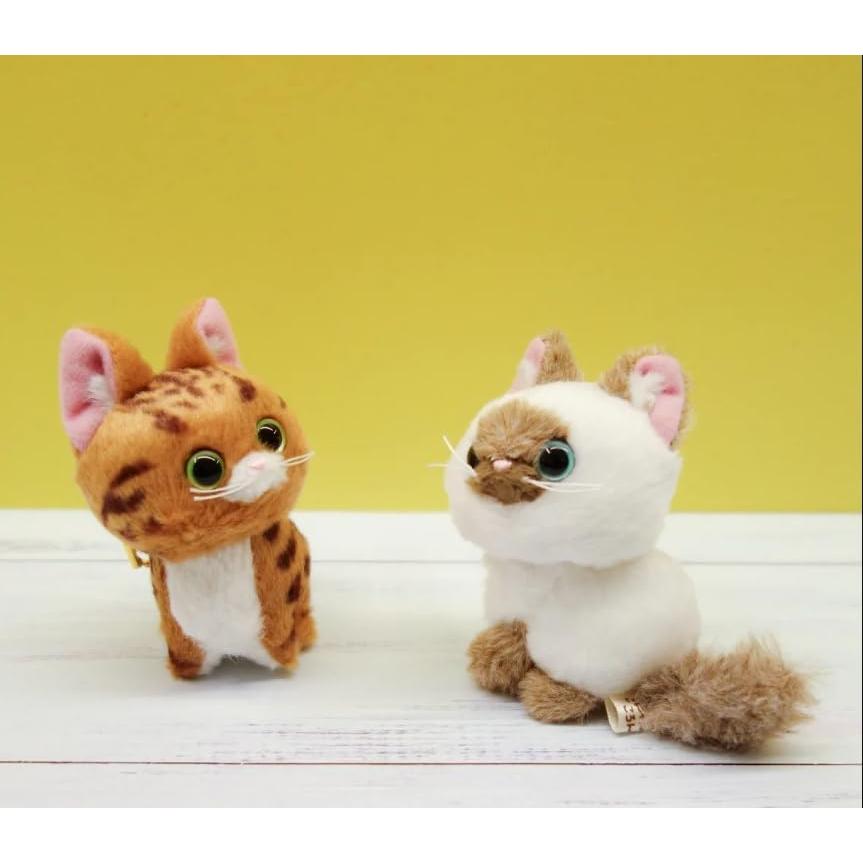 Naitou Design Konyankoron Mascot Bengal Plush Toy Height Approx. 9cm