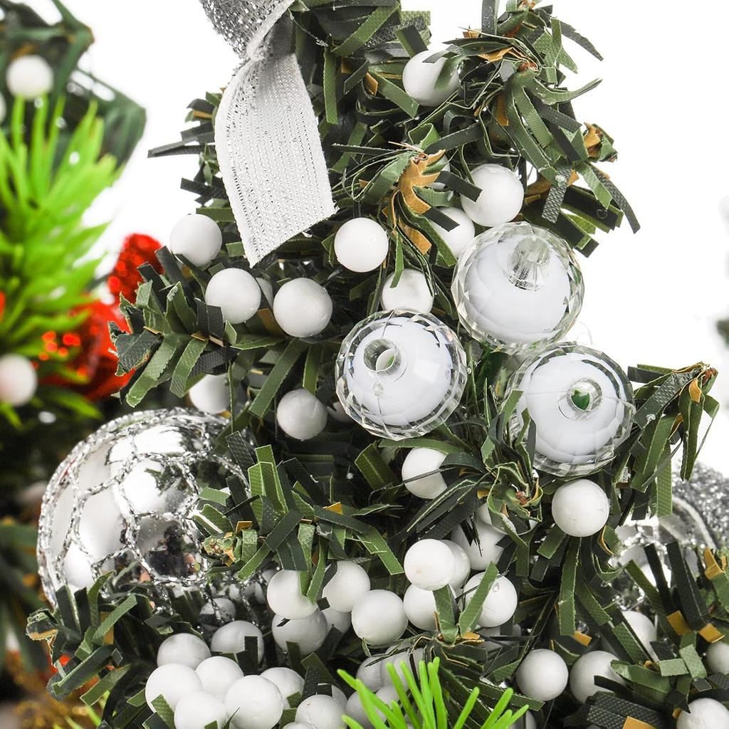 Small 20cm Mini Christmas Tree Desktop Decoration Window Display Ornament for Christmas Gift Ideas Holiday Season Festive Decor