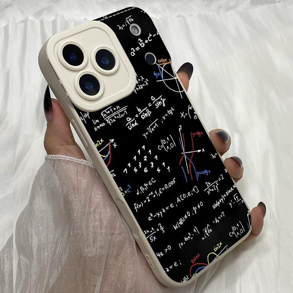 M311 Creative Brain Mathematicians Angel Eyes Soft Phone Cases for iPhone Samsung Galaxy Xiaomi Rdemi Huawei Honor Infinix Realme OPPO Vivo All Model
