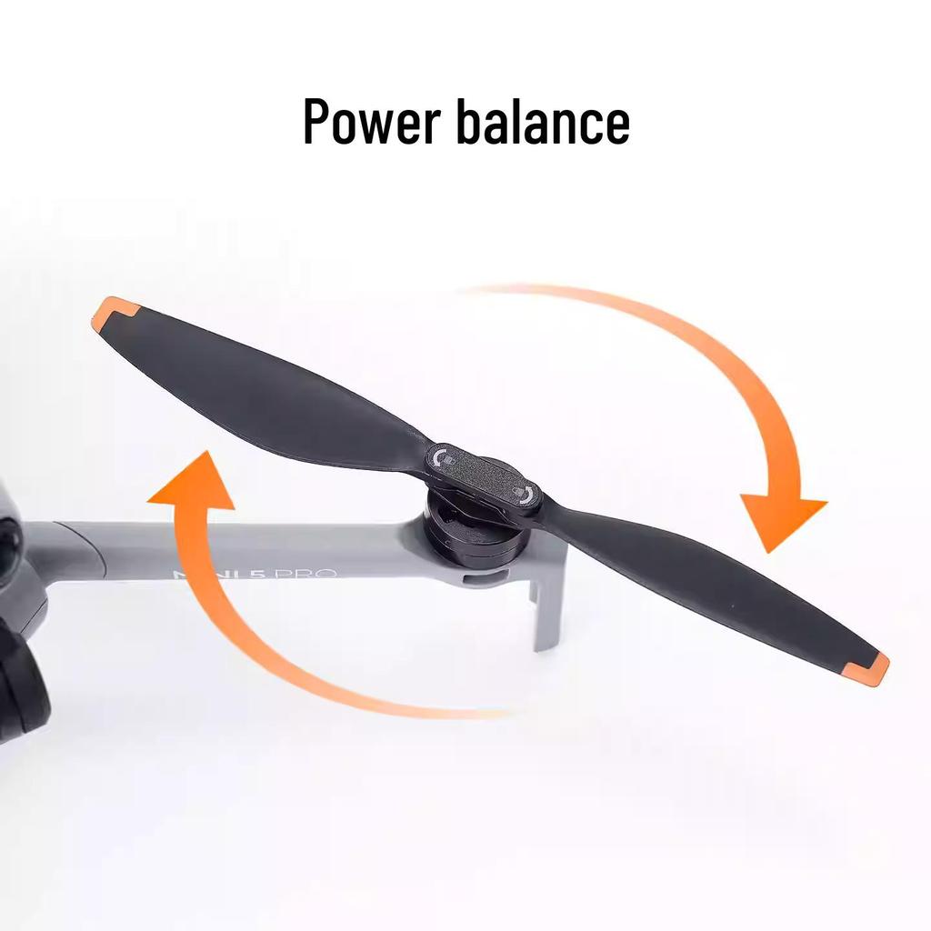 Compatible Propeller Blades 6028F for DJI Mini 5 Pro Drone - Orange Edge