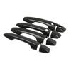 Carbon Fiber Style Side Door Handle Cover Trim 8PCS For Mitsubishi Outlander