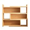 Miflame Solid Wood Wall-Mounted Bookshelf & Storage Cabinet