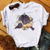 2023 Dragonfly Printing Short-Sleeved T-Shirt Summer Short Sleeve Tops Women T-Shirt O-Neck Casual Ladies Tee Tops Clothing
