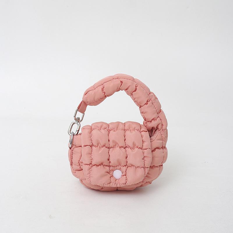 Trendy Pleated Cloud Handbag: Chic, Mini, Versatile Accessory Bag in Fashionable Korean Style
