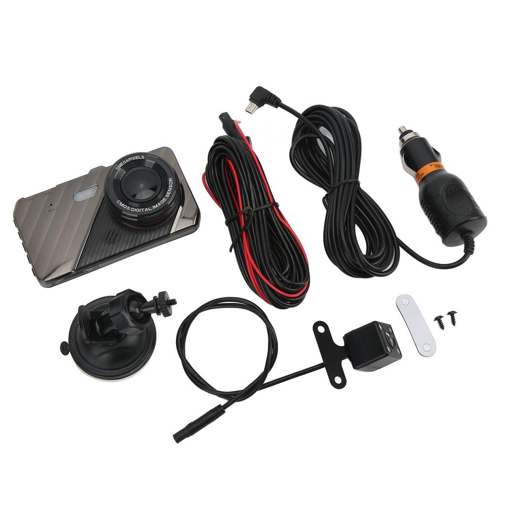 Dual Dash Camera 1080P Motion Detection Parking Monitoring Car Camera Front and Rear for Cars