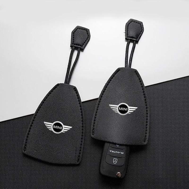 1Pcs Car Key Protection Shell Bag Car Key Case Cover Car Keychain For BMW Mini Cooper F54 F55 F56 R56 R60 SONE Roadster Clubman Coupe