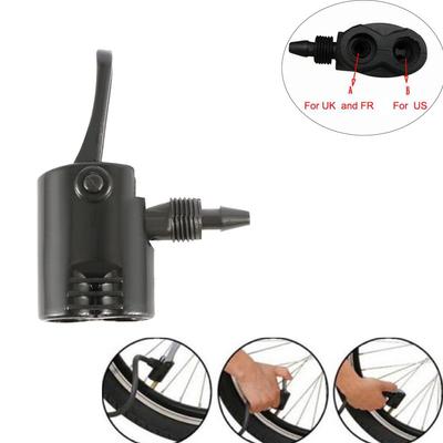Bike Presta Replacement Dual Head Air Pump Adapter Bicycle Component Valve
