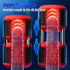 2026 NewMale Double Penis Masturbator Vibrating Interactive Electric Masturbator Penis Pump Stroker Pocket Pussy Sex Toy for Men