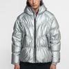 Nike Sportbekleidung Daunenfüllung Kapuzenjacke Wintermantel Herren Oberbekleidung Silber BV4710-096