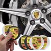 4pcs 56MM Car Wheel Center Hub Cap Badge Logo Sticker For Panamera Macan Boxster Cayman Cayenne 911 718 Accessories