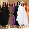 Dubai Hooded Dress: European & American Style, Turkish Cardigan, Loose Long Robe for Women