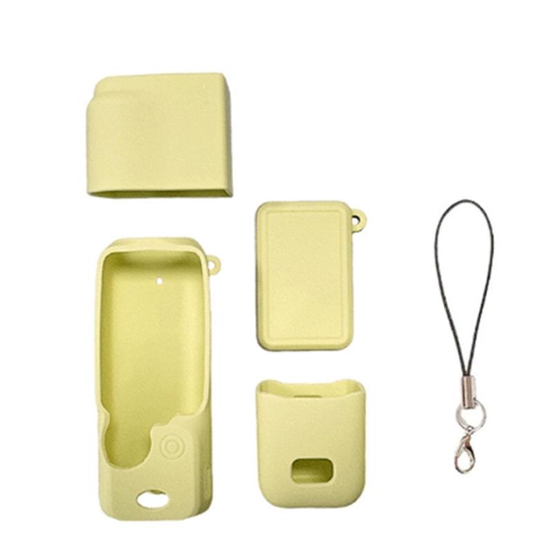 DJI OSMO Pocket 3 Silicone Case and Lens Cover: Dustproof & Drop-Proof Protection Accessory