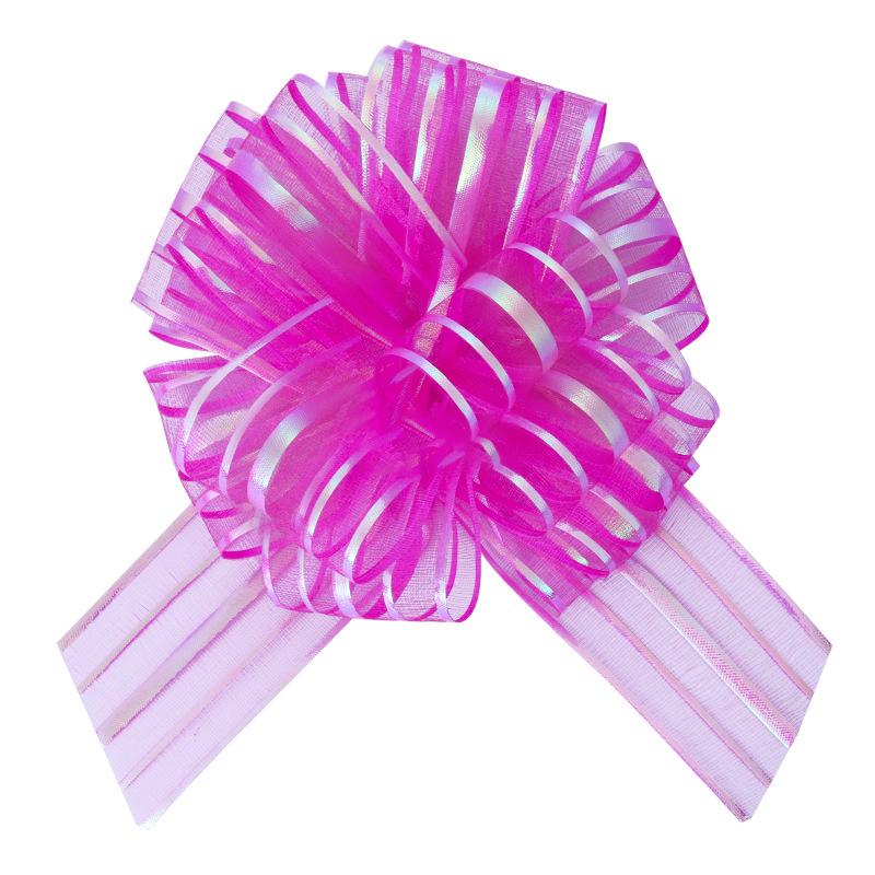 20pcs Car Decor DIY Pull Flower Ribbons Wedding Car Birthday Party Decor Gift Packing Romantic Home  Gauze Drawing