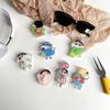 Cartoon Cute Little New Snot Dumby Can Rotate Mobile Phone Airbag Bracket Wind Back Sticker Ring Niche