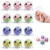 5/10er Pack Fidget Oktopus Stressbälle für Erwachsene, Niedliche Oktopus Quetsch-Fidget Spielzeuge zur Angst- und Stressbewältigung, Langsam aufsteigendes Quetschspielzeug Geschenke