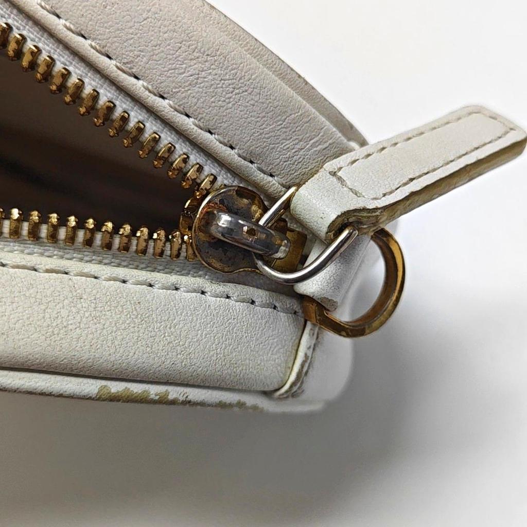 [Pre-Owned] Logo Leather Waist Bag Crossbody Small Size - Fair #1P1NBQ7