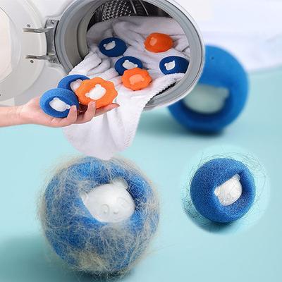 Pet Hair Remover Reusable Ball Laundry Washing Machine Filter Wool Sticker Cat Hair Remover Pet Fur Lint Catcher Home Lint Remover