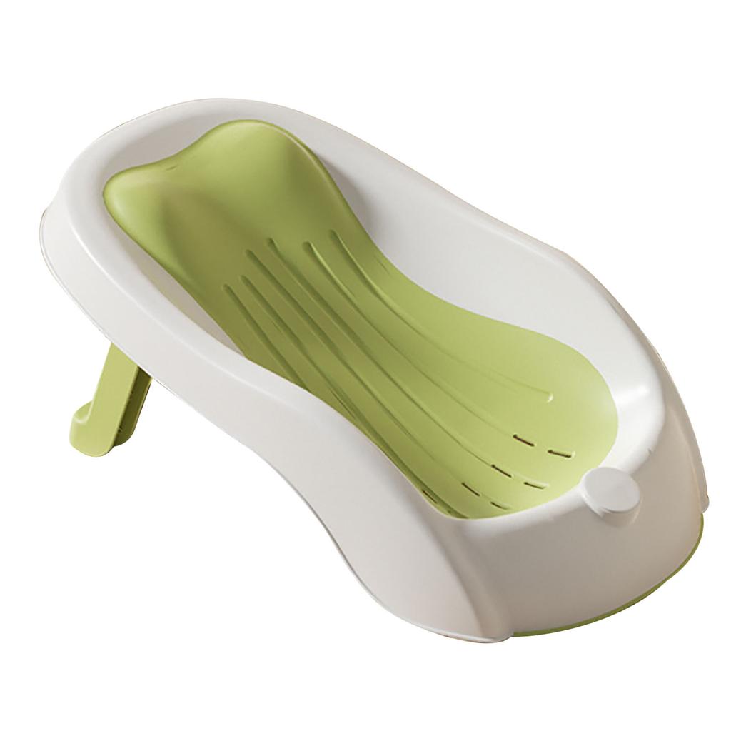 Baby Bath Support Non Slip Angle PP TPE Newborn Bathtub Seat for Home Travel