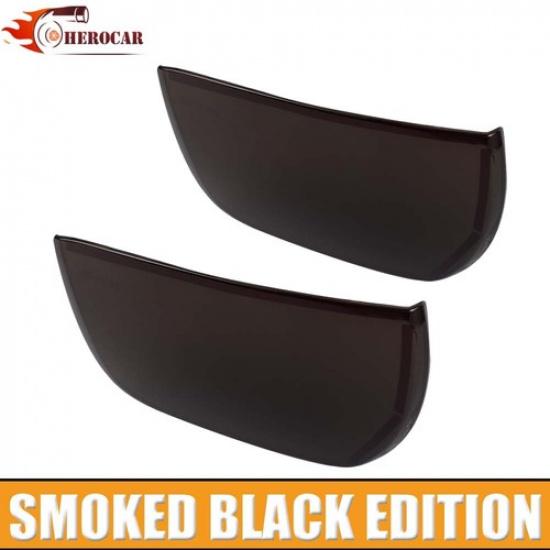 2 szt. Obie strony Pokrywa Lampy Reflektora Listwa Dekoracyjna Do Chevy Camaro 2010-15 Dymiony Czarny