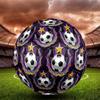 1pc Soccer Emblem Flames Star Size 5 Soccer Ball Suitable for Match Training & Outdoor Use, Durable for Competitive Games, Tournaments Football, Pract