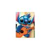 Cute Stitch Passport Holder Multi-Functional Travel Passport Cover PU Leather Cartoon Print Document Organizer 6pcs
