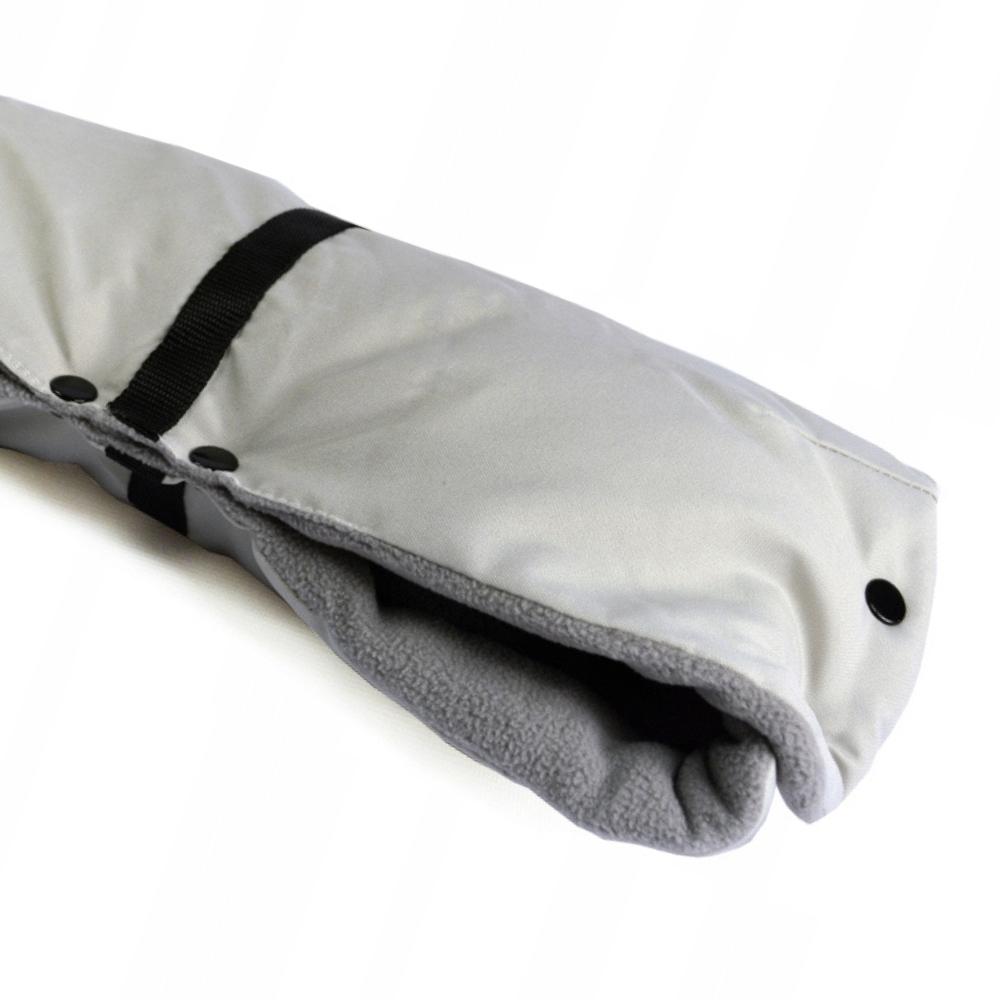 Stroller sleeve, sled hand muff, insulated, winter fleece