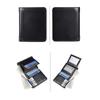 RFID Wallet Blocking Card Holder Travel Coin Purse Multi-functional Short Credit Cards Organizer  Brown