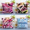 Prince Of Prints EEmilio Pucci-Famous Pillow Case Anti-dustmite Pillowcase Invisible Zipper Silky Short Plush Sofa Cushion Cover