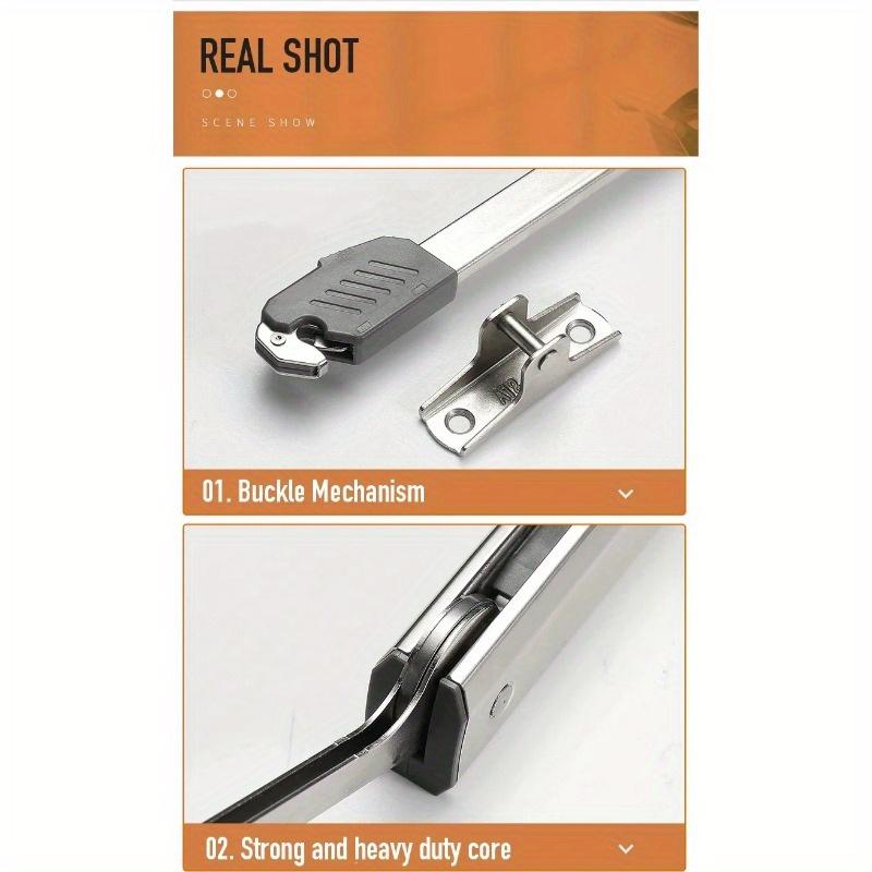 Heavy-duty hydraulic cabinet hinges up and over door stop at will support rod pneumatic pneumatic rod spring support